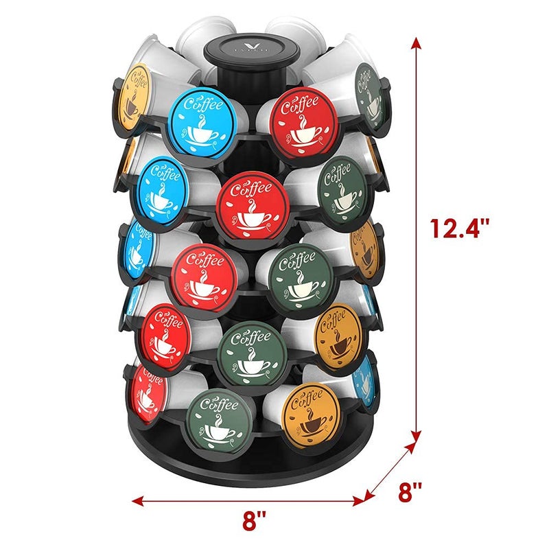EVERIE Coffee Pod Storage Carousel Holder Organizer Compatible with 40 Keurig K-Cup Pods - Image 2